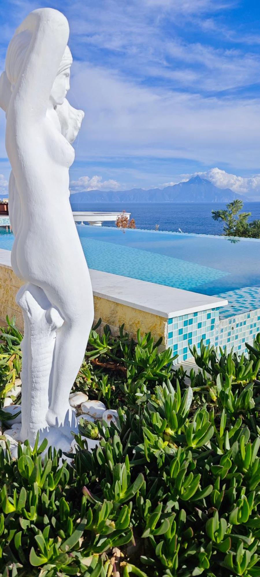 Villa Ulyana Kriaritsi - Athos Sea View & Spa ภายนอก รูปภาพ