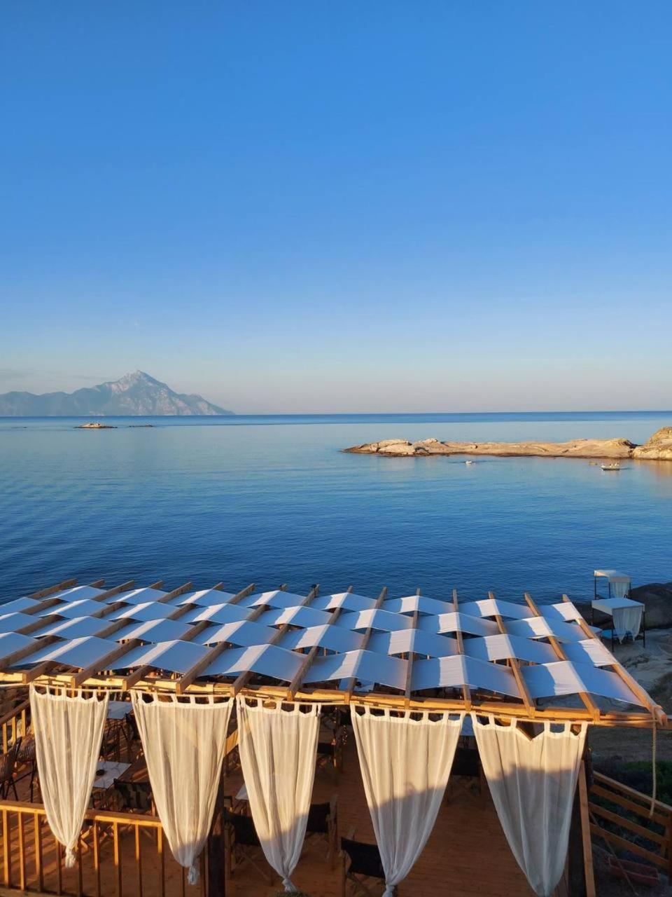 Villa Ulyana Kriaritsi - Athos Sea View & Spa ภายนอก รูปภาพ