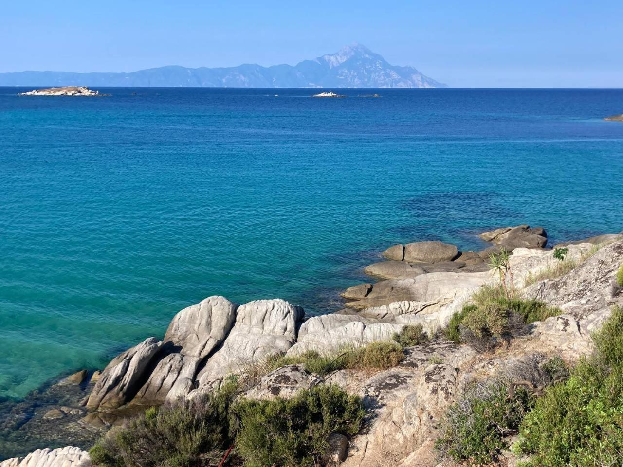 Villa Ulyana Kriaritsi - Athos Sea View & Spa ภายนอก รูปภาพ
